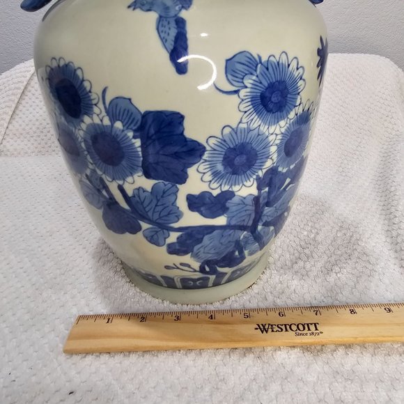Large Seymour Mann China Blue Vase - Picture 5 of 6